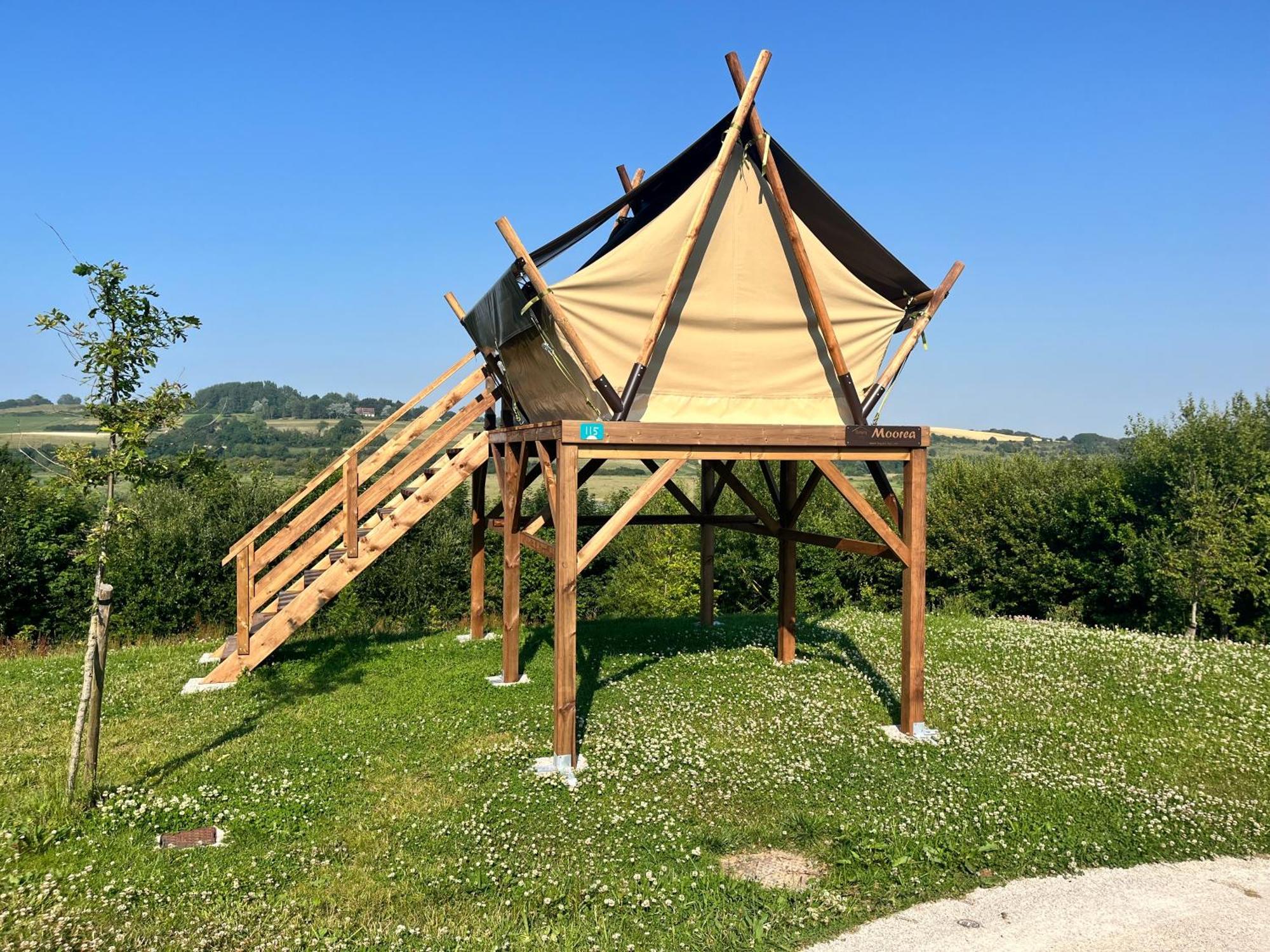 Camping Domaine Saane Et Mer Quiberville Extérieur photo